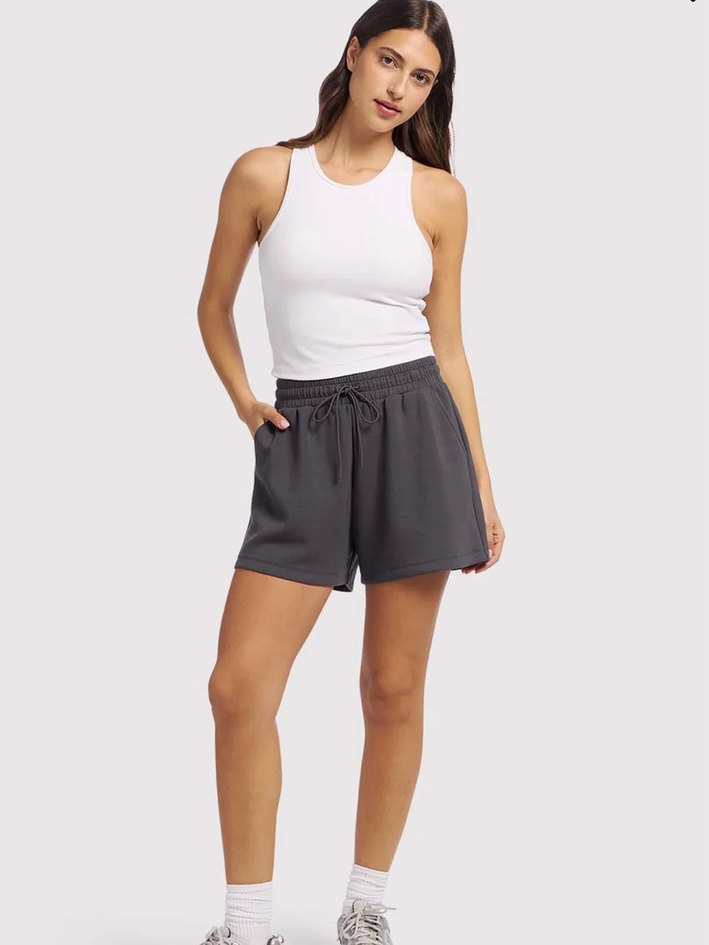 Nuuds Soft Motion High-Rise Short in Graphite